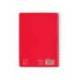 CUADERNO ESPIRAL LIDERPAPEL DIN A5 PAUTAGUIA TAPA BLANDA 40H 75 GR CUADRO PAUTADO 5MM ROJO