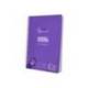 CUADERNO ESPIRAL LIDERPAPEL DIN A5 PAUTAGUIA TAPA PLASTICO 80H 90GR CUADRO PAUTADO 4 MM CON MARGEN VIOLETA