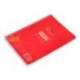 CUADERNO ESPIRAL LIDERPAPEL DIN A5 PAUTAGUIA TAPA PLASTICO 80H 90GR CUADRO PAUTADO 4MM CON MARGEN ROJO