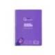 CUADERNO ESPIRAL LIDERPAPEL DIN A5 PAUTAGUIA TAPA PLASTICO 80H 90GR CUADRO PAUTADO 3 MM CON MARGEN VIOLETA