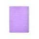 CUADERNO ESPIRAL LIDERPAPEL DIN A5 PAUTAGUIA TAPA PLASTICO 80H 90GR CUADRO PAUTADO 3 MM CON MARGEN VIOLETA