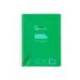 CUADERNO ESPIRAL LIDERPAPEL DIN A5 PAUTAGUIA TAPA PLASTICO 80H 90GR CUADRO PAUTADO 3 MM CON MARGEN VERDE