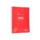 CUADERNO ESPIRAL LIDERPAPEL DIN A5 PAUTAGUIA TAPA PLASTICO 80H 90GR CUADRO PAUTADO 3 MM CON MARGEN ROJO