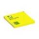 BLOC DE NOTAS ADHESIVAS QUITA Y PON Q-CONNECT 76X76 MM AMARILLO NEON 80 HOJAS