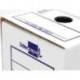 CAJA ARCHIVO DEFINITIVO LIDERPAPEL ECOUSE CARTON 100% RECICLADO 104 FOLIO 365X251X100MM 325G/M2