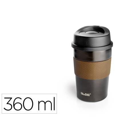 VASO TERMICO MARCA IBILI DOBLE PARED LUXE CAFE 360 ML