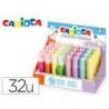 ROTULADOR MARCA CARIOCA FLUORESCENTE COLOR PASTEL EXPOSITOR DE 32 UNIDADES COLORES SURTIDOS