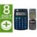 CALCULADORA MARCA LIDERPAPEL BOLSILLO XF04 8 DIGITOS PILAS 99X64X9 MM EXPOSITOR DE 16 UNIDADES COLORES SURTIDOS