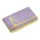 CUADERNO CON GOMILLA ANTARTIK NOTES TAPA BLANDA A6 HOJAS LISAS MORADO Y AMARILLO 100 HOJAS 80 GR FSC