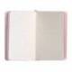 CUADERNO CON GOMILLA ANTARTIK NOTES TAPA BLANDA DIN A6 RAYAS ROSA Y TURQUESA 100 HOJAS 80 GR FSC