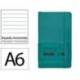 CUADERNO CON GOMILLA ANTARTIK NOTES TAPA BLANDA DIN A6 RAYAS VERDE AGUAMARINA 100 HOJAS 80 GR FSC