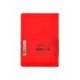 CUADERNO CON GOMILLA ANTARTIK NOTES TAPA DURA DIN A5 HOJAS RAYAS ROJO 100 HOJAS 80 GR FSC