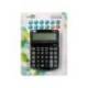 CALCULADORA LIDERPAPEL SOBREMESA XF40 12 DIGITOS DOS LINEAS SOLAR Y PILAS NEGRO 175X120X30 MM 40% PLASTICO