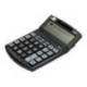 CALCULADORA LIDERPAPEL SOBREMESA XF40 12 DIGITOS DOS LINEAS SOLAR Y PILAS NEGRO 175X120X30 MM 40% PLASTICO