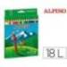 Lapices de Colores Alpino Hexagonales Caja de 18 lapices largos