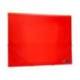 Carpeta lomo flexible con solapas Liderpapel Din A4 rojo translucido