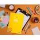 CUADERNO ESPIRAL LIDERPAPEL DIN A4 PAUTAGUIA TAPA PLASTICO 80H 90GR CUADRO PAUTADO 3MM CON MARGEN AMARILLO