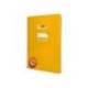 CUADERNO ESPIRAL LIDERPAPEL DI N A4 PAUTAGUIA TAPA DURA 80H 90 GR CUADRO PAUTADO 3MM COLOR AMARILLO