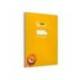 CUADERNO ESPIRAL LIDERPAPEL DIN A4 PAUTAGUIA TAPA DURA 80H 90 GR CUADRO PAUTADO 2,5MM AMARILLO