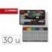 ROTULADOR MARCA STABILO CREATIVE TIPS ARTY LINE CLASSIC 5 PUNTAS DIFERENTES ESTUCHE METALICO DE 30 UNIDADES