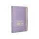 CUADERNO CON GOMILLA ANTARTIK NOTES TAPA DURA DIN A5 HOJAS CUADRICULA MORADO Y AMARILLO 100 HOJAS 80 GR FSC