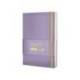 CUADERNO CON GOMILLA ANTARTIK NOTES TAPA DURA DIN A5 HOJAS LISAS MORADO Y AMARILLO 100 HOJAS 80 GR FSC