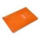 CUADERNO ESPIRAL LIDERPAPEL DIN A4 PAUTAGUIA TAPA PLASTICO 80H 90GR CUADRO PAUTADO 4MM CON MARGEN NARANJA