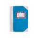 LIBRO CARTONE COSIDO FERNANDES FLECHA DIN A6+ LISO 50 HOJAS 100 GR COLOR AZUL