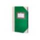LIBRO CARTONE COSIDO FERNANDES FLECHA DIN A5+ RAYADO HORIZONTAL 50 HOJAS 100 GR COLOR VERDE