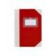 LIBRO CARTONE COSIDO FERNANDES FLECHA DIN A5+ LISO 50 HOJAS 100 GR COLOR ROJO