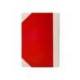 LIBRO CARTONE COSIDO FERNANDES FLECHA DIN A5+ LISO 50 HOJAS 100 GR COLOR ROJO