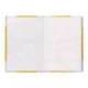 LIBRO CARTONE COSIDO FERNANDES FLECHA DIN A5+ LISO 50 HOJAS 100 GR COLOR AMARILLO