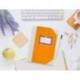 LIBRO CARTONE COSIDO FERNANDES FLECHA DIN A4+ LISO 50 HOJAS 100 GR COLOR NARANJA