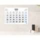 CALENDARIO PARED MARCA LIDERPAPEL CLASICO 2025 LOMO ENGOMADO 60X40 CM PAPEL 105 GR