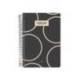 AGENDA ESPIRAL LIDERPAPEL CLAS SIC A6 2025 SEMANA VISTA COLOR BLANCO Y NEGRO 2 PAPEL 70 GR