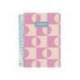 AGENDA ESPIRAL LIDERPAPEL CLAS SIC DIN A6 2025 SEMANA VISTA COLOR ROSA PAPEL 70 GR