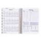 AGENDA ESPIRAL LIDERPAPEL CLASSIC A4 2025 DIA PAGINA COLOR BLANCO Y NEGRO 1 PAPEL 70 GR