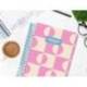 AGENDA ESPIRAL LIDERPAPEL CLASSIC A4 2025 DIA PAGINA COLOR ROSA PAPEL 70 GR