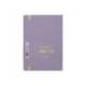 CUADERNO CON GOMILLA ANTARTIK NOTES TAPA BLANDA DIN A5 HOJAS RAYAS MORADO Y AMARILLO 80 HOJAS 80 GR FSC