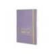 CUADERNO CON GOMILLA ANTARTIK NOTES TAPA BLANDA DIN A5 HOJAS PUNTOS MORADO Y AMARILLO 80 HOJAS 80 GR FSC