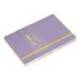 CUADERNO CON GOMILLA ANTARTIK NOTES TAPA BLANDA DIN A5 HOJAS PUNTOS MORADO Y AMARILLO 80 HOJAS 80 GR FSC