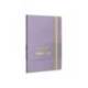 CUADERNO CON GOMILLA ANTARTIK NOTES TAPA BLANDA DIN A5 HOJAS LISAS MORADO Y AMARILLO 80 HOJAS 80 GR FSC