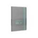 CUADERNO CON GOMILLA ANTARTIK NOTES TAPA BLANDA DIN A5 HOJAS CUADRICULA GRIS Y TURQUESA 80 HOJAS 80 GR FSC