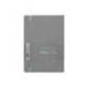 CUADERNO CON GOMILLA ANTARTIK NOTES TAPA BLANDA DIN A5 HOJAS PUNTOS GRIS Y TURQUESA 80 HOJAS 80 GR FSC