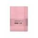 CUADERNO CON GOMILLA ANTARTIK NOTES TAPA BLANDA A5 HOJAS CUADRICULA ROSA PASTEL 80 HOJAS 80 GR FSC