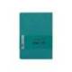 CUADERNO CON GOMILLA ANTARTIK NOTES TAPA BLANDA DIN A5 HOJAS CUADRICULA VERDE AGUAMARINA 80 HOJAS 80 GR FSC