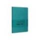 CUADERNO CON GOMILLA ANTARTIK NOTES TAPA BLANDA DIN A5 HOJAS RAYAS VERDE AGUAMARINA 80 HOJAS 80 GR FSC