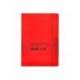 CUADERNO CON GOMILLA ANTARTIK NOTES TAPA BLANDA DIN A5 HOJAS CUADRICULA ROJO 80 HOJAS 80 GR FSC