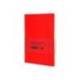 CUADERNO CON GOMILLA ANTARTIK NOTES TAPA BLANDA DIN A5 HOJAS RAYAS ROJO 80 HOJAS 80 GR FSC