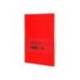 CUADERNO CON GOMILLA ANTARTIK NOTES TAPA BLANDA DIN A5 HOJAS LISAS ROJO 80 HOJAS 80 GR FSC